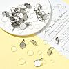 25Pcs 5 Styles 304 Stainless Steel Leverback Earring Settings STAS-FS0002-10-7