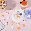 64Pcs 14 Styles Animal Theme Opaque Resin Cabochons CRES-SC0003-20-4