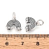 925 Sterling Silver Rainbow Charms STER-N016-66AS-3
