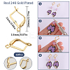 60Pcs Brass Donut Bails KK-SC0004-58G-2