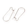 Tarnish Resistant 304 Stainless Steel Hoop Earrings Findings STAS-Q223-11D-1