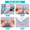 Handmade Polymer Clay Beads Strands CLAY-CA0001-03-4