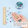 200Pcs DIY Natural & Dyed Ocean White Jade Beaded Stretch Bracelet Making Kits DIY-SC0014-78-3