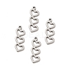 Non-Tarnish 201 Stainless Steel Pendants STAS-I197-016P-1
