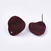Flocky Iron Stud Earring Findings IFIN-S704-38A-2