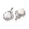Natural Howlite Pendants G-P496-05P-19-3