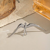 304 Stainless Steel Swallow Cuff Open Ring for Women RJEW-L337-01P-1