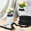 20M Double Satin Lace Edge Trim Organza Lace Ribbon OCOR-UN0001-02B-2