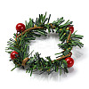 Christmas Theme Iron Napkin Rings AJEW-G062-01E-2