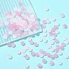 120Pcs 2 Colors Baking Paint Imitation Jade Glass Beads DGLA-FS0001-21A-7