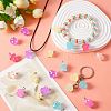 64Pcs 8 Colors Translucent Resin Pendant Colorful Night Glow Small Mushroom Pendant Creative Jewelry Accessories JX857A-4
