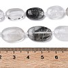 Natural Black Lodolite Quartz Beads Strands G-L650-E02-02-5