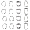 120Pcs 4 Styles 304 Stainless Steel Quick Link Connectors STAS-SC0005-53-1