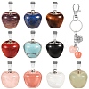10Pcs 10 Style Natural & Synthetic Gemstone Pendants G-SZ0001-75-1