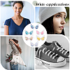 60Pcs 6 Colors Wing PVC Sequin Plastic Cabochons FIND-GF0005-42-4