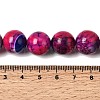 Natural Agate Beads Strands G-Z145-B01-14mm-D-5
