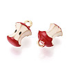 Fruit Alloy Enamel Charms X-ENAM-N062-06D-2