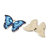12Pcs 6 Colors Printed Alloy Pendants FIND-FS0001-28-4