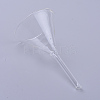 Transparent Glass Funnel Hopper AJEW-WH0104-45C-1