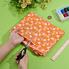 Flower Pattern Cotton Fabric DIY-WH0591-275B-3