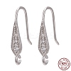 Anti-Tarnish Rhodium Plated 925 Sterling Silver X-STER-L054-16P-5