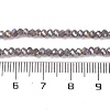 Baking Electroplate Glass Beads Strands LS-DGLA-A039-J2MM-B06-4