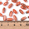 Baking Paint Glass Seed Beads SEED-N008-06D-4