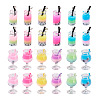 48 Pcs 12 Styles Plastic Pendants KY-BT0001-03-2