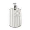Anti-Tarnish 304 Stainless Steel Pendants STAS-G346-19P-1