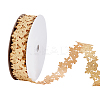 Polyester Flower Lace Trim Ribbon OCOR-WH0105-094-1