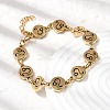 12 Constellations 304 Stainless Steel Link Chain Bracelets BJEW-I239-01G-12-3