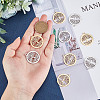 16Pcs 2 Colors 304 Stainless Steel Pendants STAS-UN0023-39-2
