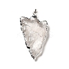 Natural Quartz Crystal Pendants G-E581-02P-1