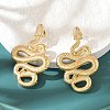 304 Stainless Steel Stud Earrings for Women EJEW-B121-01G-01-1