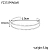 304 Stainless Steel Cuff Bangles STAS-OY007-69P-2