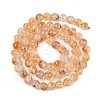 Heated Natural Citrine Bead Strands G-P466-01D-4