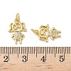 Brass Micro Pave Cubic Zirconia Pendants KK-L243-12G-01-3