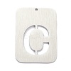 Non-Tarnish 304 Stainless Steel Pendants STAS-K216-49C-P-1