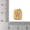 304 Stainless Steel Charms STAS-R001-01G-W-3