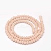 Faceted Rondelle Glass Beads Strands LS-GLAA-I033-4mm-23-2