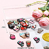 20Pcs 20 Styles Food Grade Silicone Focal Beads SIL-CJ0001-48-10