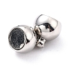 Tarnish Resistant 304 Stainless Steel Magnetic Clasps with Loops LS-STAS-M290-03P-3