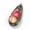 Natural Regalite/Imperial Jasper/Sea Sediment Jasper Pendants X-G-F590-07-2