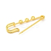 Iron Brooch Findings KK-Q491-G-2
