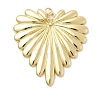 Heart Charms Brass Pendants KK-H529-62B-G-1
