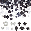 150G Transparent & Opaque Acrylic Beads TACR-SP0001-38B-1