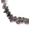 Natural Ice Obsidian Anklets AJEW-AN00592-08-3