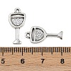 Tibetan Style Alloy Pendants TIBE-B003-02AS-3