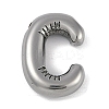 Anti-Tarnish 304 Stainless Steel Pendants STAS-K256-25C-P-1