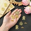 12Pcs 3 Styles Rack Plating Alloy Pendants FIND-YW0006-95-4